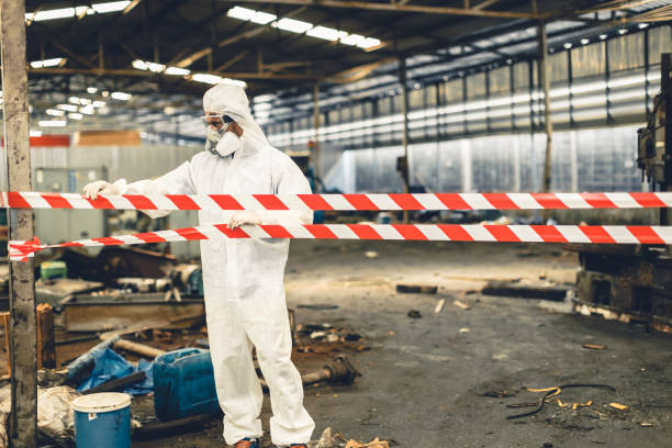Professional Drug Lab Cleanup technician working in Malaga, NJ